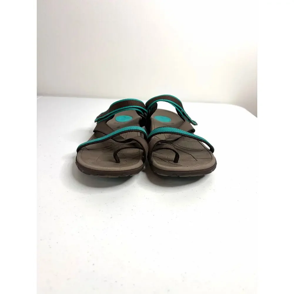 Vionic Mojave Women's Sandals EU 39 Chocolate Brown/Teal Arch Support Outdoors